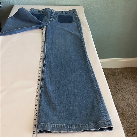 Le Jean Virginia Wide Leg High Rise Size 28 - Picture 7 of 16